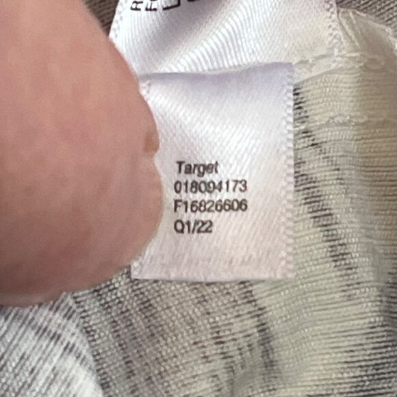 A New Day Maxi Gray White Paint Marble Spaghetti Strap Halter Dress Ruffle SMALL - Picture 9 of 9